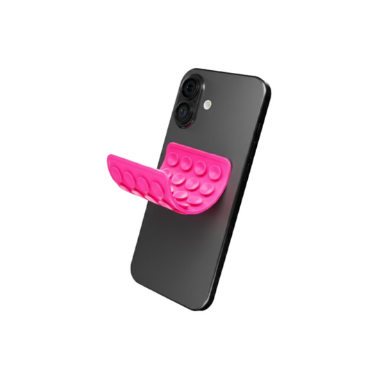 CircuitPulse Double-Sided Suction Cup Phone Case Medium - Neon Pink
