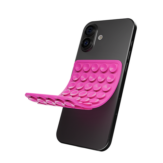 CircuitPulse Double-Sided Suction Cup Phone Case Medium - Bubblegum Pink