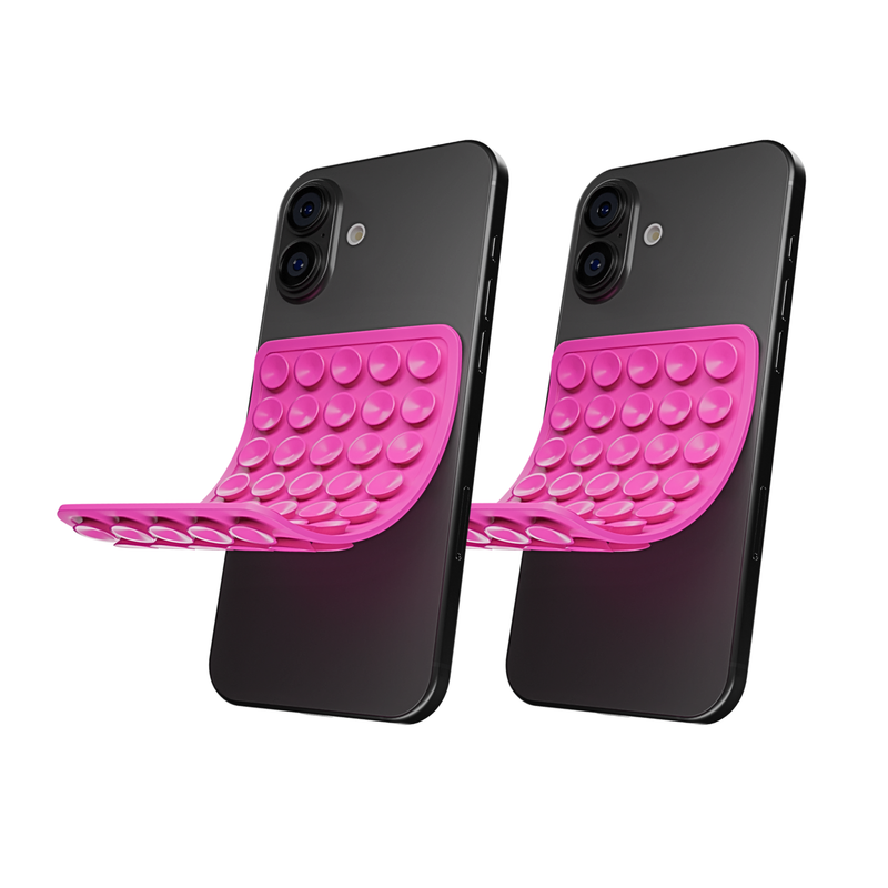 CircuitPulse Double-Sided Suction Cup Phone Case Medium - Bubblegum Pink