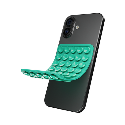 CircuitPulse Double-Sided Suction Cup Phone Case Medium - Sea Green