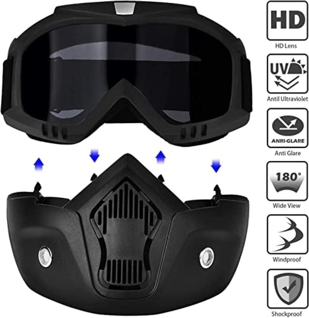 Circuit Pulse UV Protected Full Face Mask for Bikers & Outdoor Riding