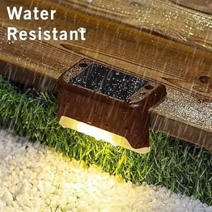 Circuit Pulse Solar Outdoor Stair & Deck Lights – Warm White, Waterproof