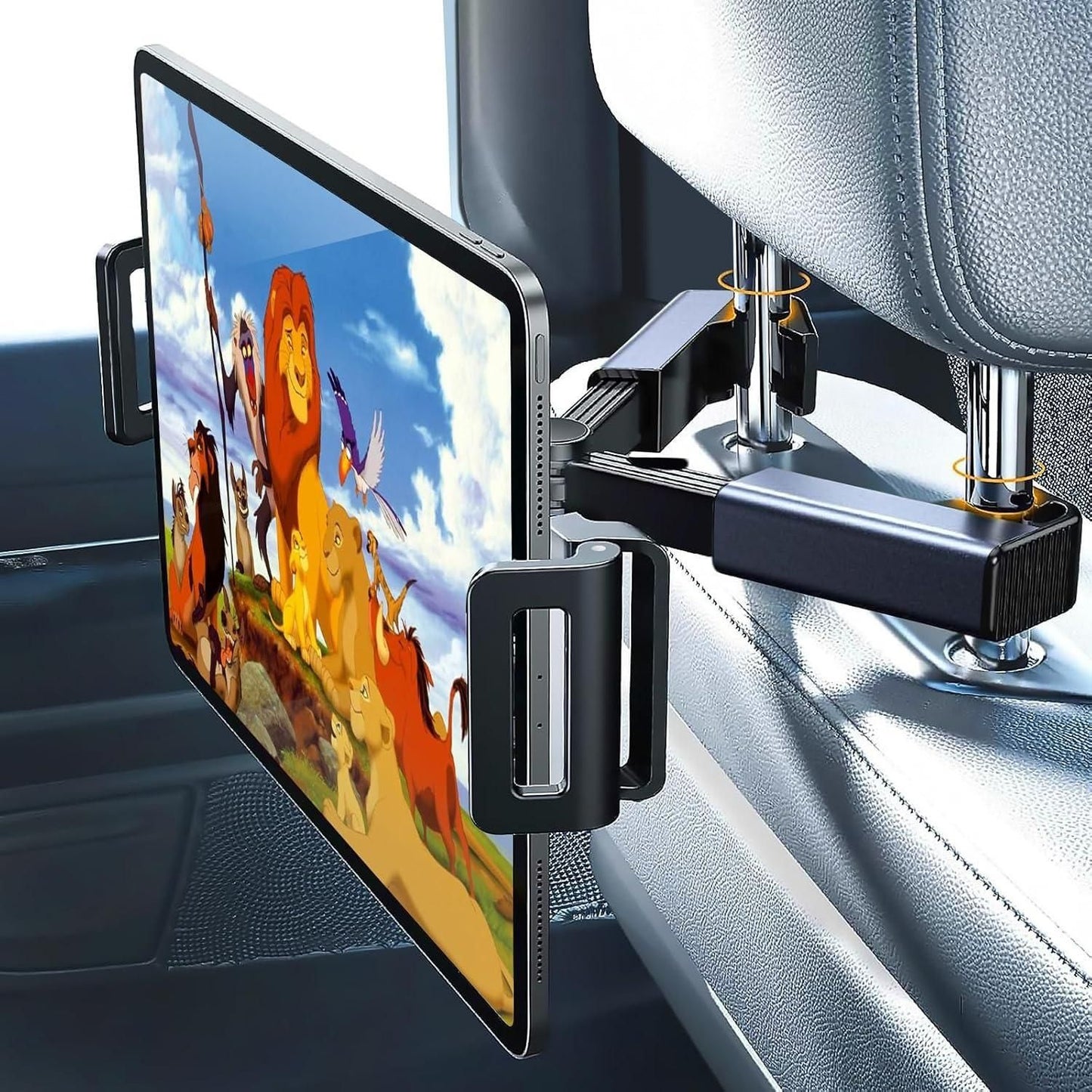 Circuit Pulse Car Headrest Tablet Holder – 360° Adjustable Backseat Mount