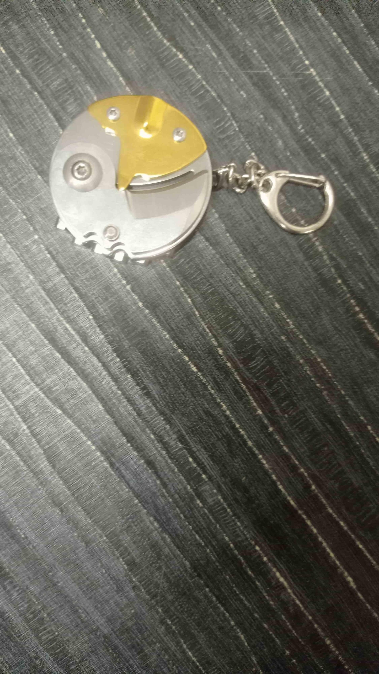 Circuit Pulse Multifunction Coin Knife Keychain – Mini EDC Tool