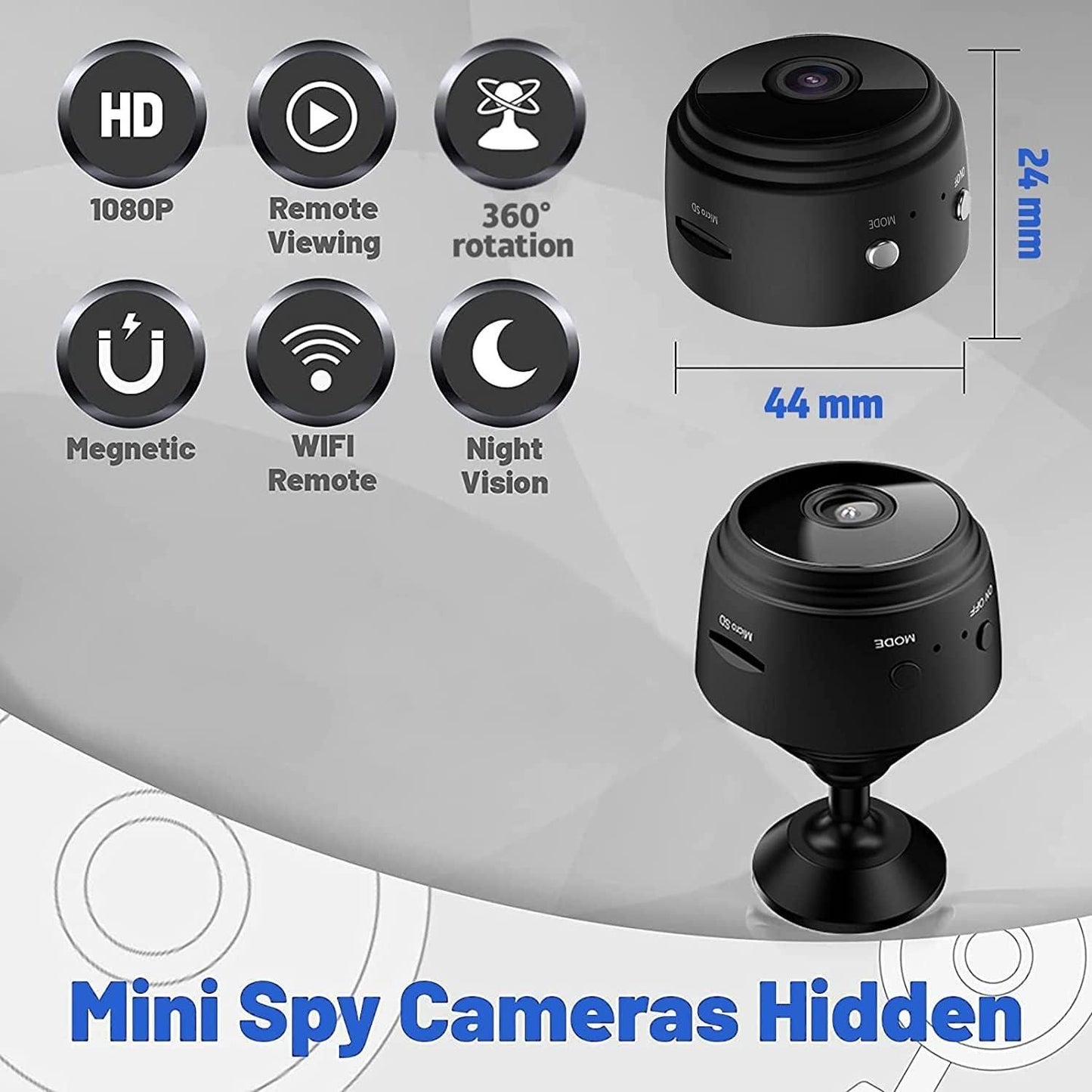 Circuit Pulse Mini Wireless WiFi Camera – Indoor Video Recorder