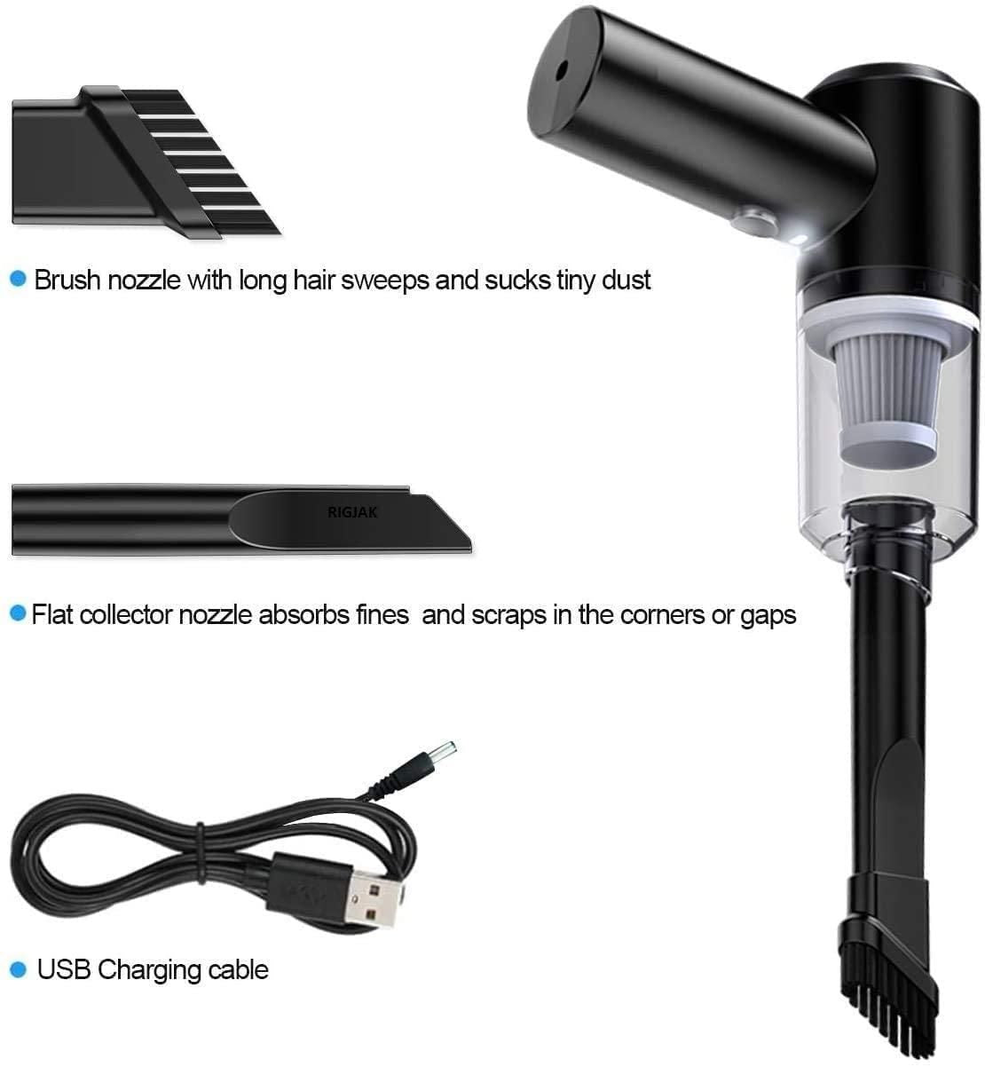 Circuit Pulse 3-in-1 Cordless Car Vacuum Cleaner with Blower – Black