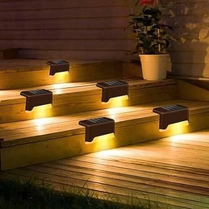 Circuit Pulse Solar Outdoor Stair & Deck Lights – Warm White, Waterproof