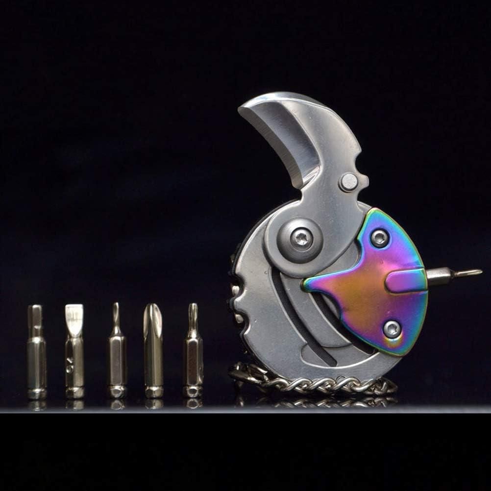 Circuit Pulse Multifunction Coin Knife Keychain – Mini EDC Tool