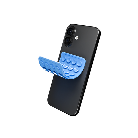 CircuitPulse Double-Sided Suction Cup Phone Case Medium - Serene Blue