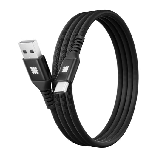 CircuitPulse 1m USB-C Cable 65W Braided Nylon | Quick Charge 3.0 Power Delivery & 480Mbps Data Sync, Tangle-Free Durable Charging Cord for Smartphones & Laptops