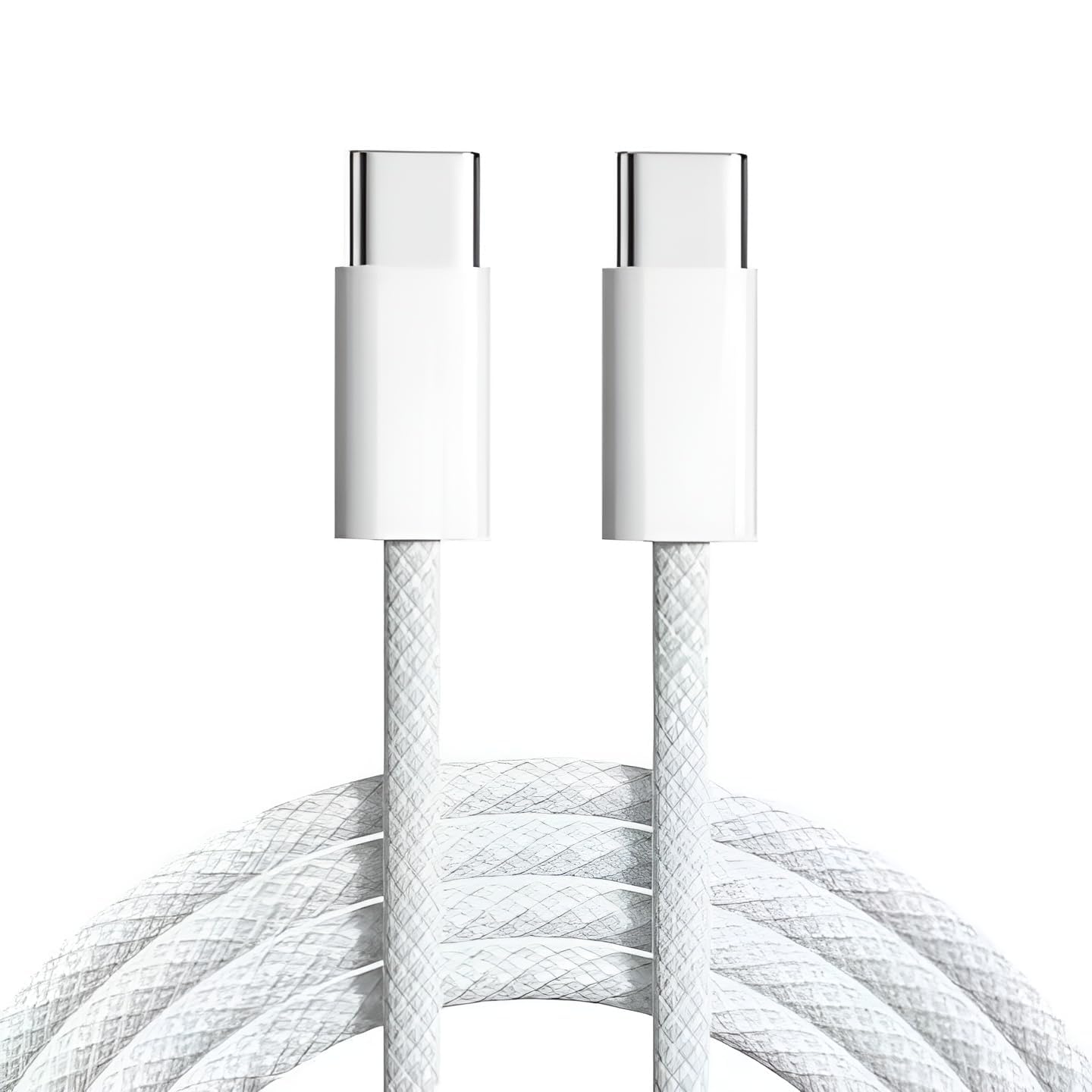 CircuitPulse 1m Type C to Type C Cable | MFI Certified 60W Fast Charging & Data Transfer Woven USB-C Cable for iPhone 15/16/17