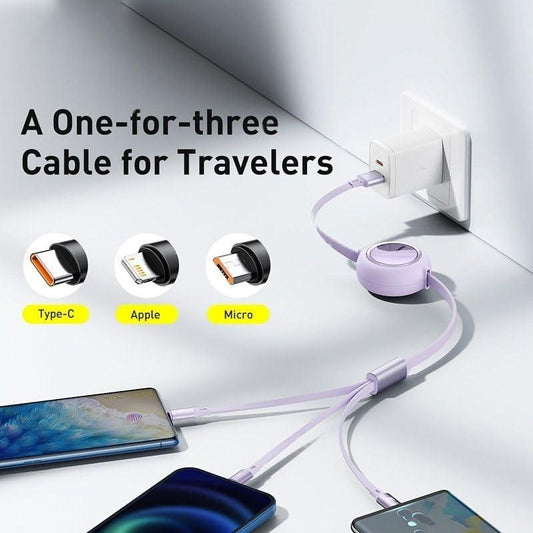 Circuit Pulse 3-in-1 Charging Data Cable – Multi-Device USB Cord