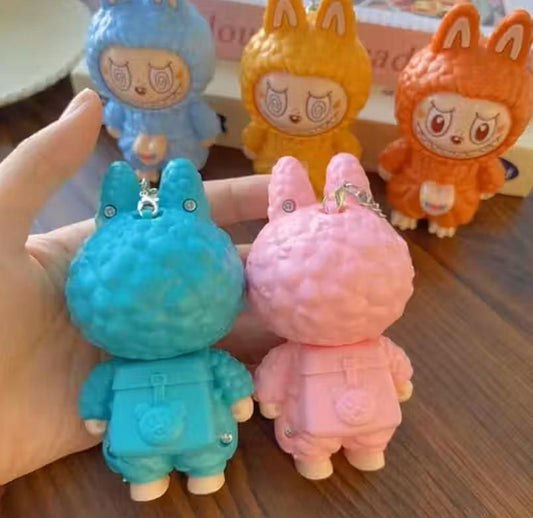 Circuit Pulse Labubu Keychain – Cute Anime Bag & Car Accessory
