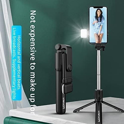 Circuit Pulse 4-in-1 Selfie Stick Tripod with Remote & 245° Rotation