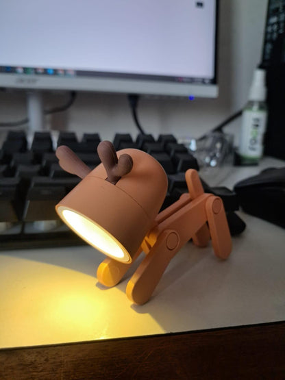 Circuit Pulse Mini LED Desk Lamp – Cute Deer Shape, Multicolor