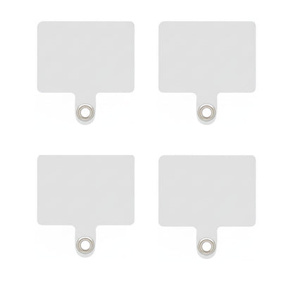 CircuitPulse Transparent Phone Lanyard Patches – Pack of 4 | Durable Anti-Lost Tether Tabs for Smartphones & Accessories