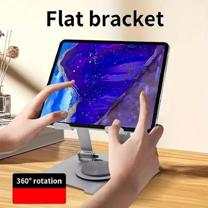 Circuit Pulse 360° Aluminum iPad & Phone Holder – Foldable, Grey